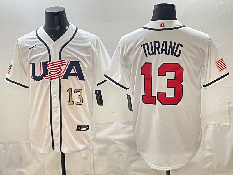 Men 2026 World cup white MLB Nike jersey 007